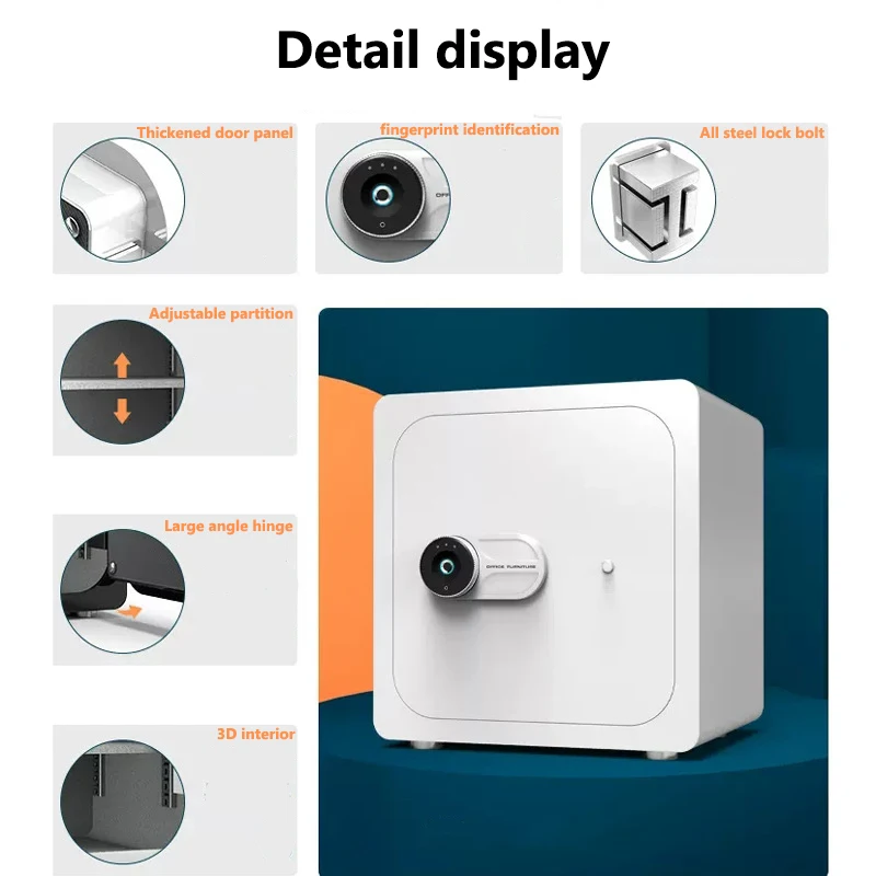 New electronic digital security safe, metal safe, electronic lock combination storage box, safe