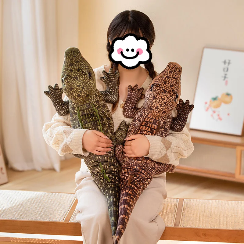 Linkbrand Giant 1m Simulation Crocodile Plush Stuffed Toy Lifelike Animal Toys Funny Gifts For Kids