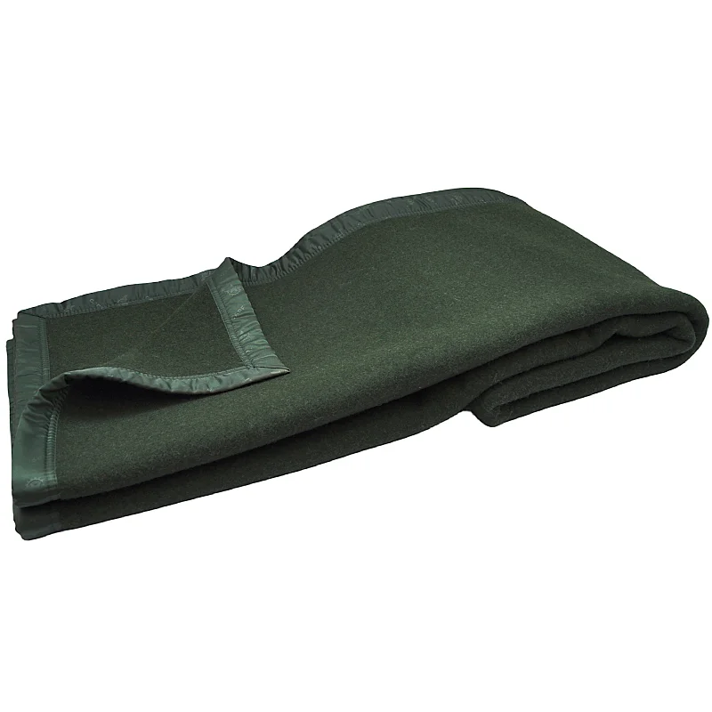 Синее одеяло с Фениксом армейский зеленый 60% шерстяной 40% акриловый прочный теплый дешевый для оказания неотложной помощи беженцам первой