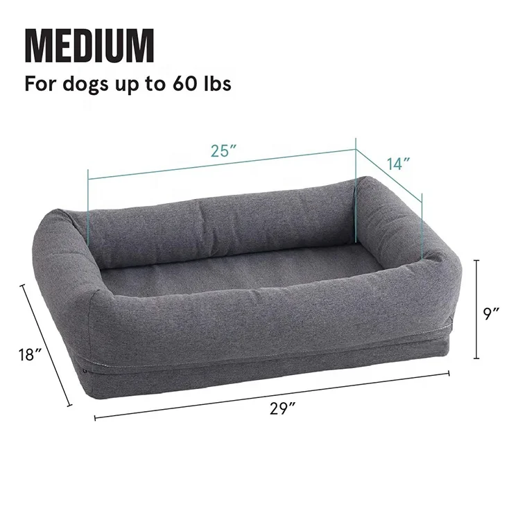 Best Seller All Weather Square faux leather dog sofa