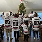 support develop new arrival Christmas Vacation Movie Hockey Jersey Stitched Men Clark Griswold #00 X-Mas Ice Hockey Jerseys