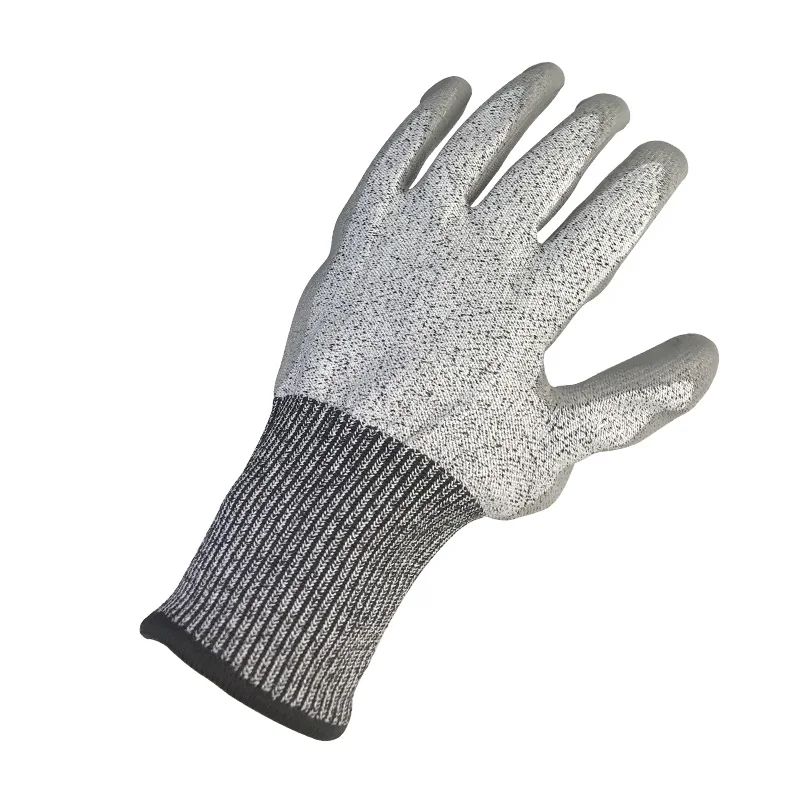 ANT5PPE SNGA5 Hppe Industrial Cut-Resistant Gloves ANSI A7 Level 7 Work Safety Protection Hand Glove PU Coating Anti-Cut