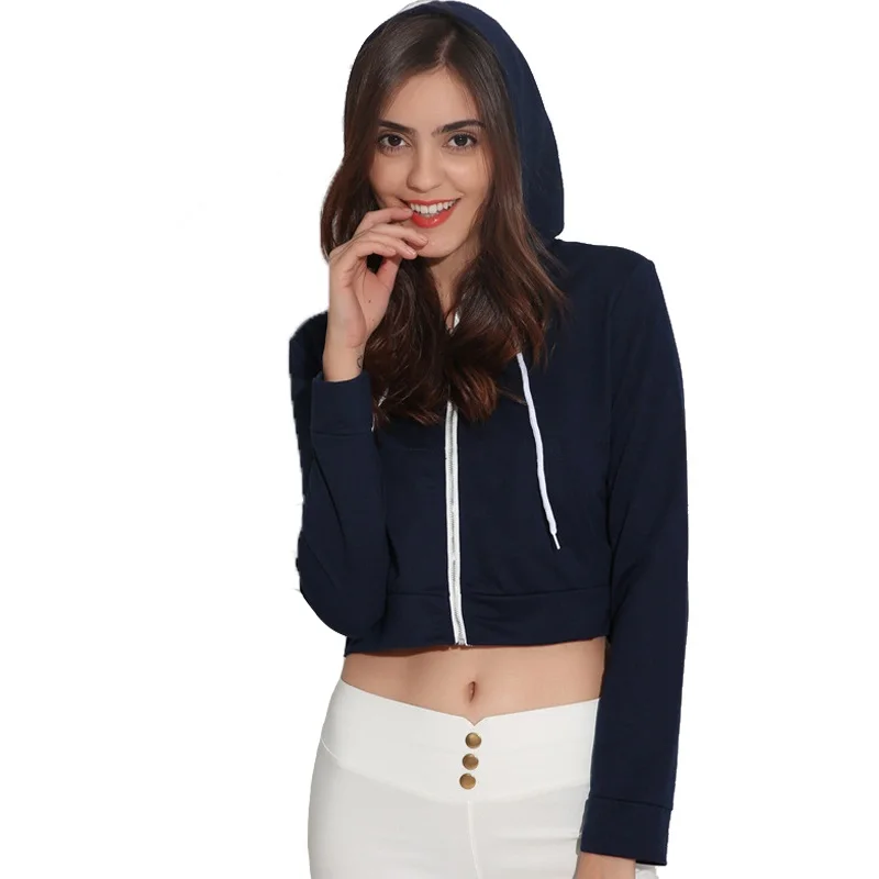 H023 2021 Новое поступление Свитшот женские толстовки с длинным рукавом на молнии Длинные вязаные толстовки для женщин