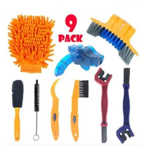Bicycle Cleaner Bike Scrubber Wash Clean Tool Mountain Road Bike Chain Crank Tire Sprocket Cycling Cleaning Kit