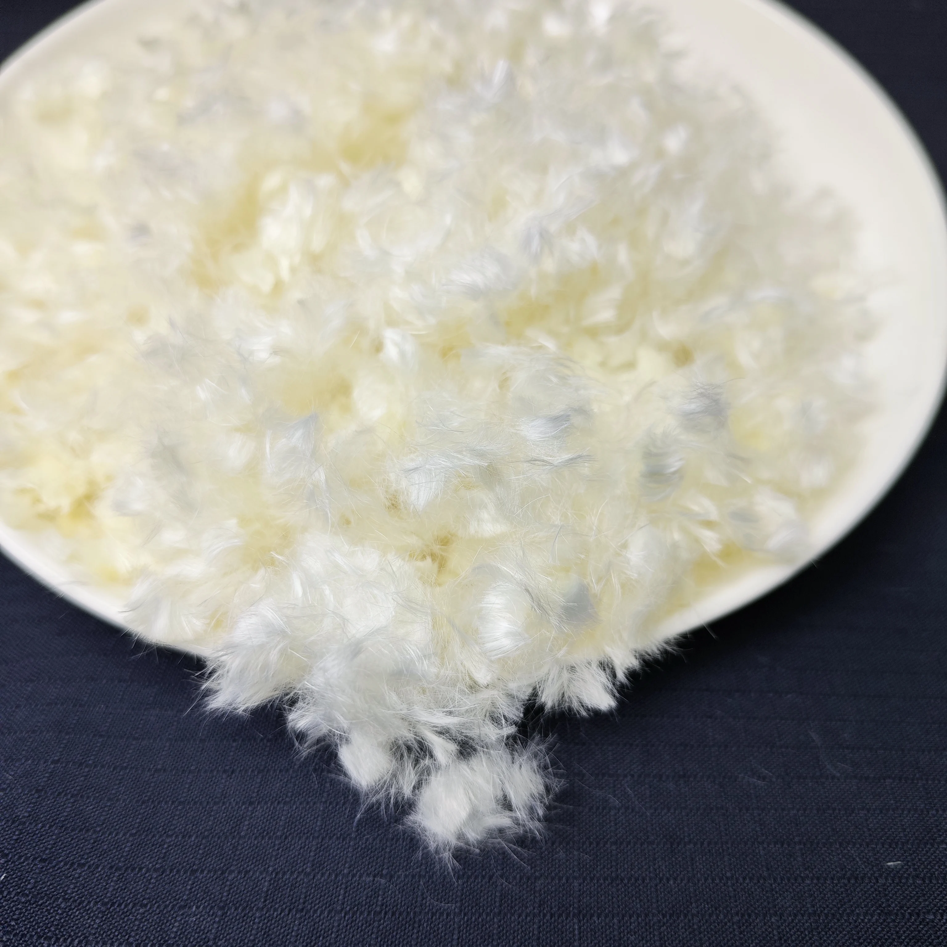 Supplier High quality meta aramid chopped  fiber price Low concrete additive reinforcement nomex aramid short cut fiber