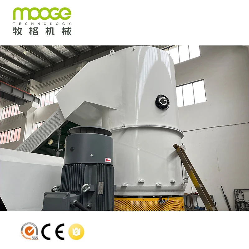 Plastic Film Single Stage Screws Granulating Machine