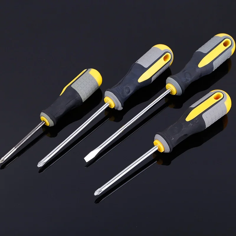 Sanhong Three-Color Handle Screwdriver Set Chromium Vanadium Steel Slotted Phillips Torx Repair Tool with Box Packing