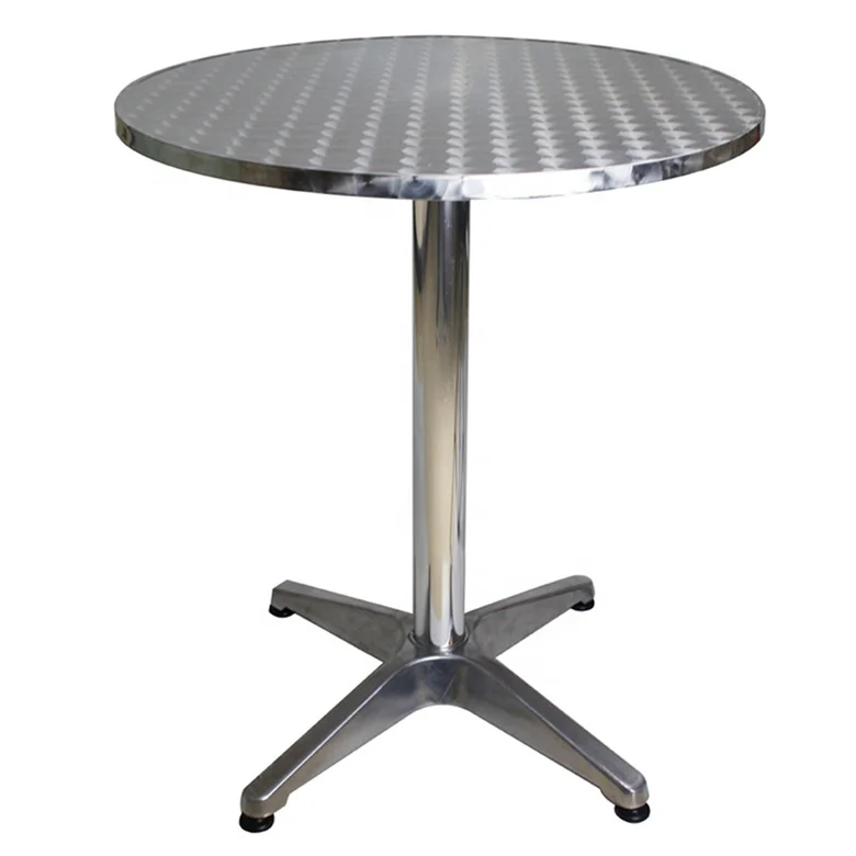 
Outdoor Aluminium Garden Folding Stainless Steel Top Coffee Table 