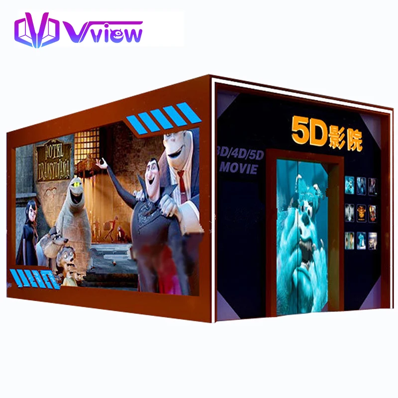 Vview Longze Nined 3d-очки виртуальной реальности для мобильного телефона 7D кинопроектор