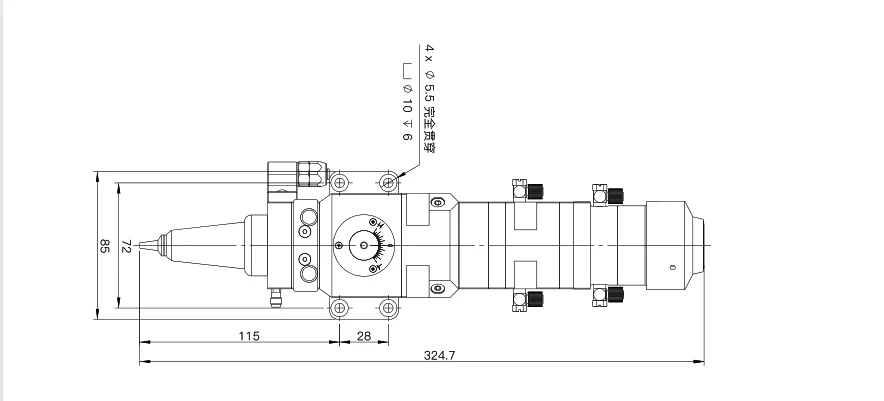 WSX SW20  Laser Cutter Head for Quick and Accurate Laser Cuts