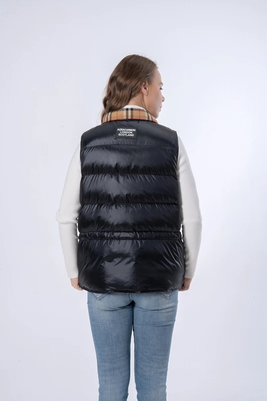 100% Chinlon Unique Design Hot Sale Breathable Quality Ultra Light Down Vest