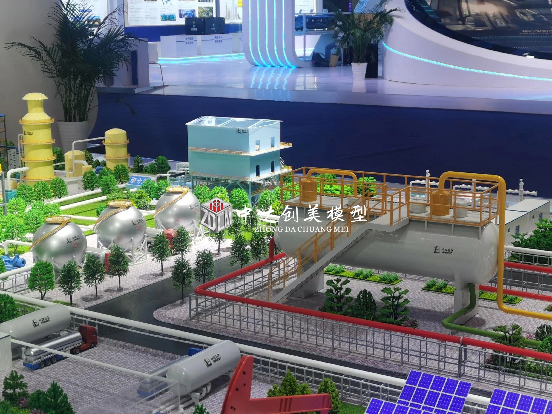 Professional 3d architectural scale model for exhibition Architectural scale model making of industrial machinery