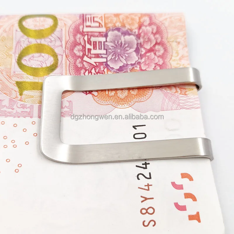 Персонализированный мужской кошелек-зажим для денег из нержавеющей стали под заказ