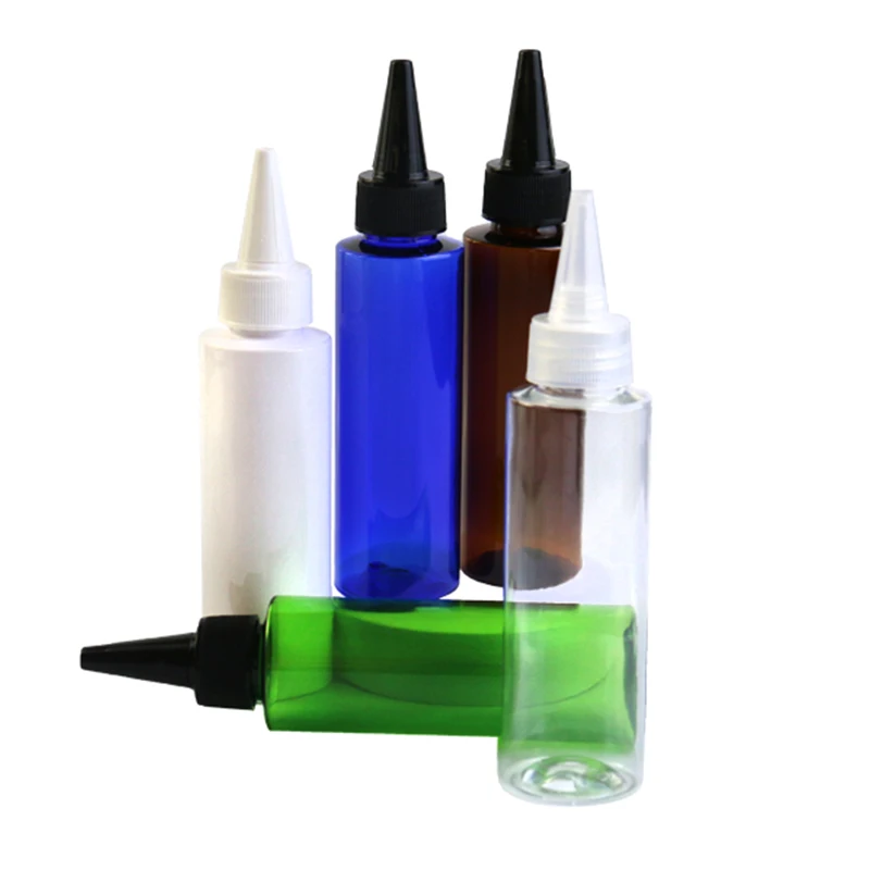 30ml  50ml 100ml 120ml 150ml 200ml Plastic hair oil applicator bottle for flavorings and hair oil