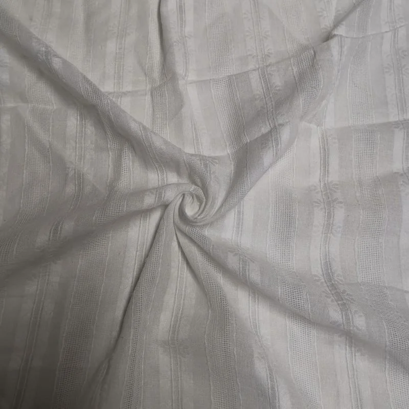 2021 new arrival customized high quality cotton dobby leno shirt fabric for sale