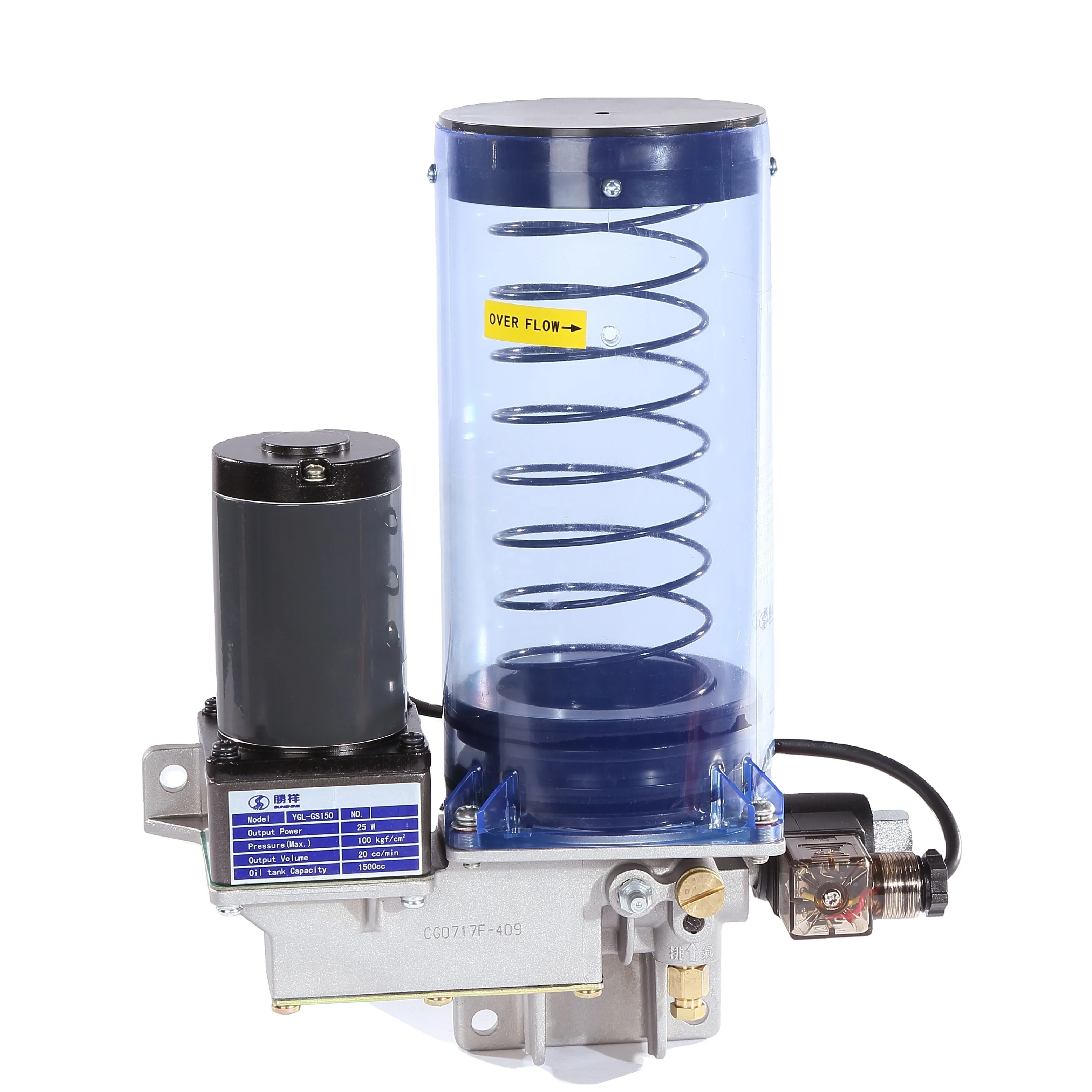 electric grease centralized lubrication pump YGL-GS15 automatic electric grease sunishan ishan engineer textile