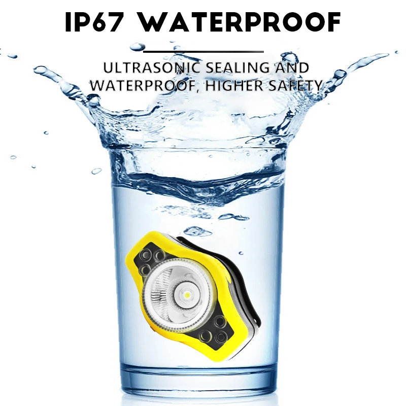 high lumen new outdoor perspective induction running camping waterproof mine fishing rechargeable headlight