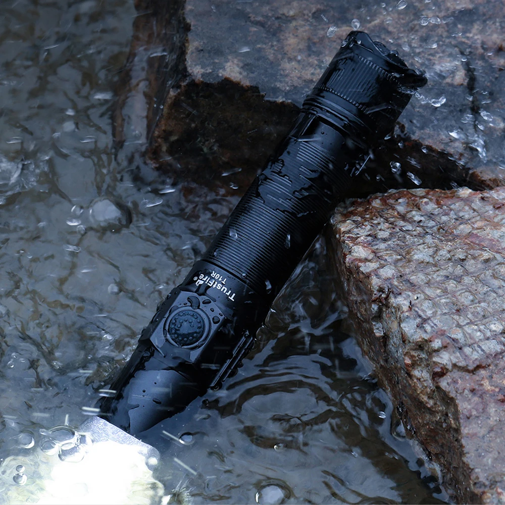 TrustFire T10R Torchlight Powerful High Lumens 18650 USB C Rechargeable Tactical Flashlight
