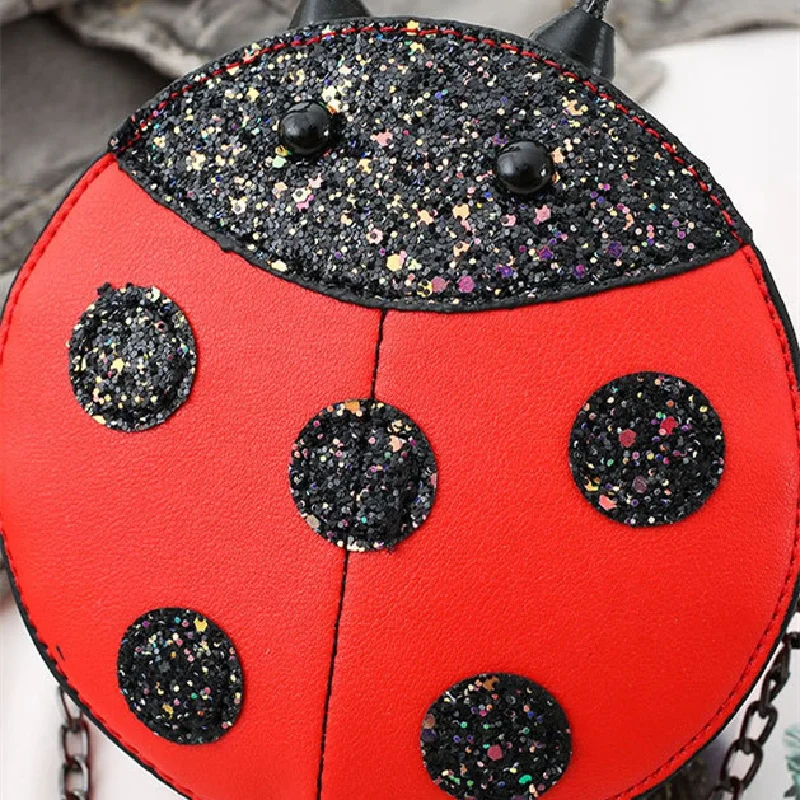 
New one-shoulder small round bag Cute girl cross-body bag Cartoon accessory zero wallet 