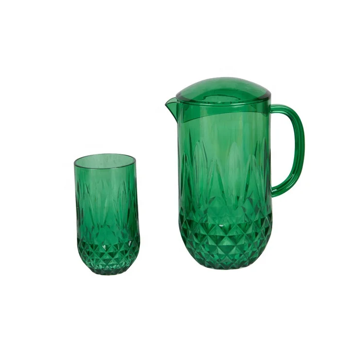 Wedding Green Plastic Wine Glass Manufacture Drink Glasses