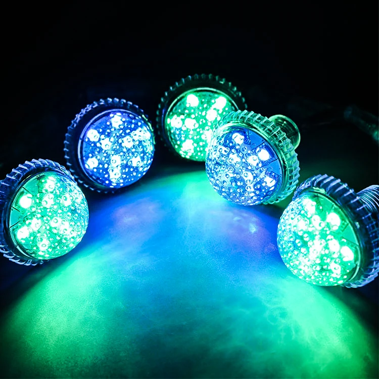 Trade Assurance Smar RGB full color Pixel Light Source GS8206 35mm 9leds Pixel Led Point Lights