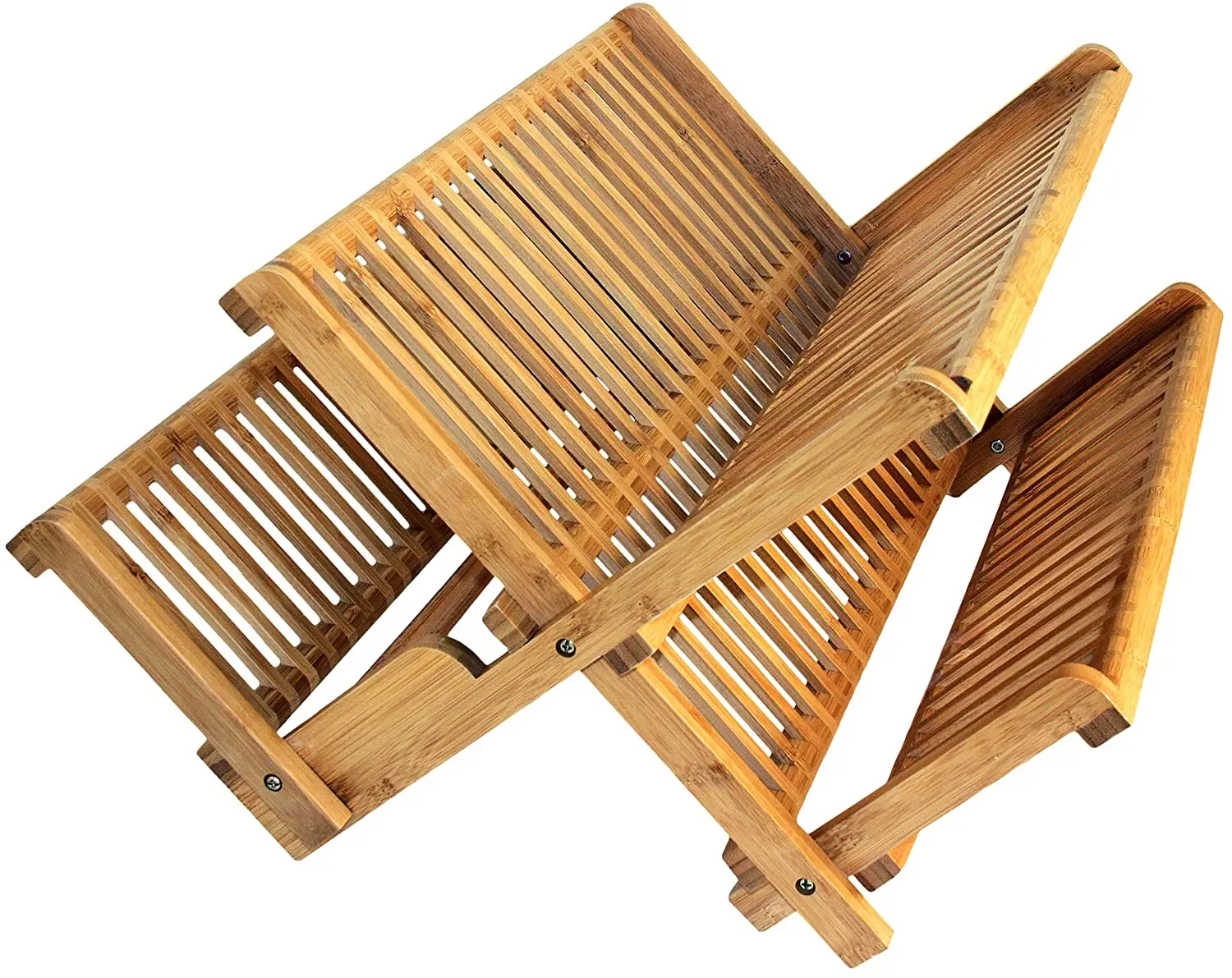 Бестселлер кухня бамбуковый складной 3-х уровневая складной осушитель сушки сушилка с посуда столовые приборы держатель