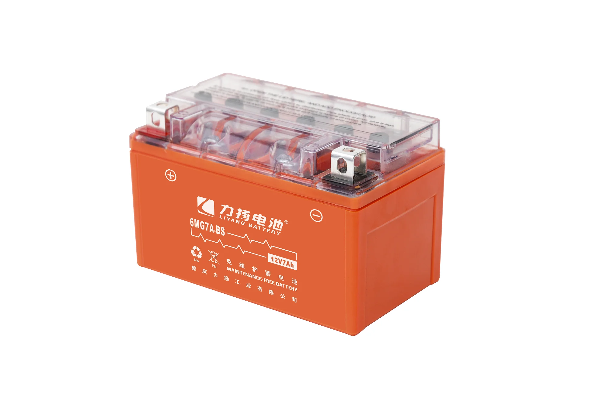 12V  6MG7A nano gel sealed free maintenance motor battery