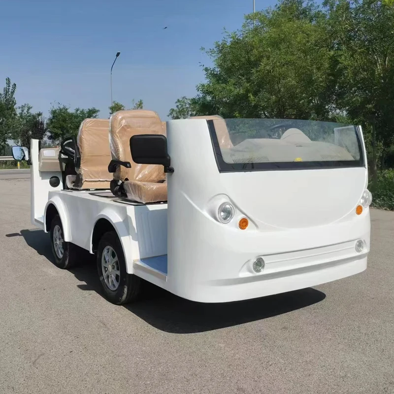 Comfortable High Performance 72V Electric Open Style Tourist Sightseeing Bus