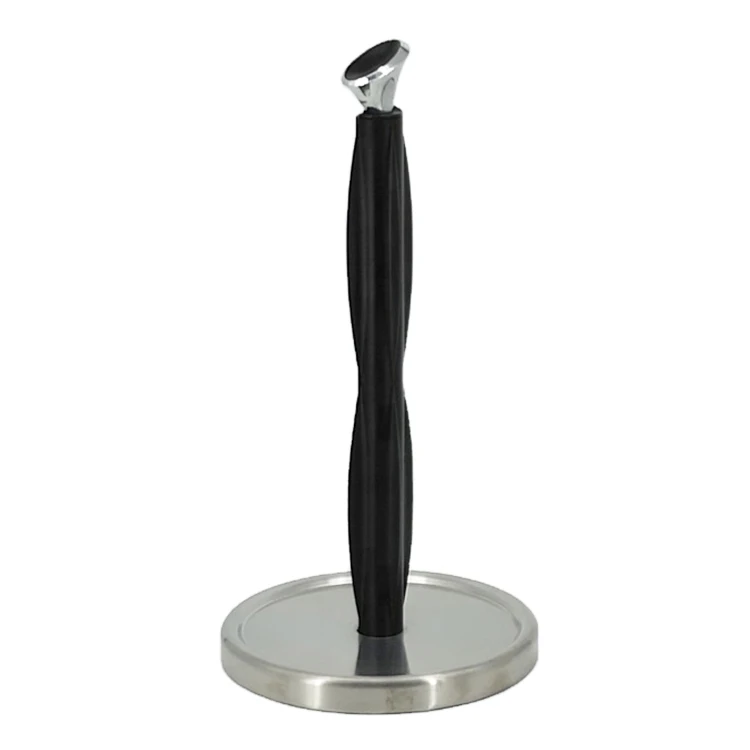 kitchen free Standing metal black paper towel holder