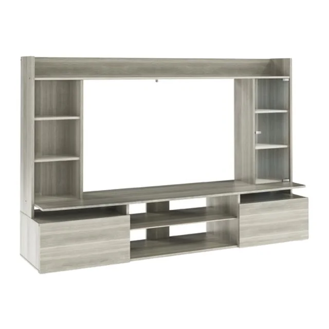 New model modern MDF wood white luxury tv wall stand