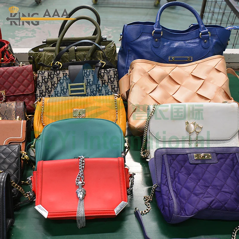 second hand clothes used bag bales women designers shoulder handbags uesd ladies bag used clothes