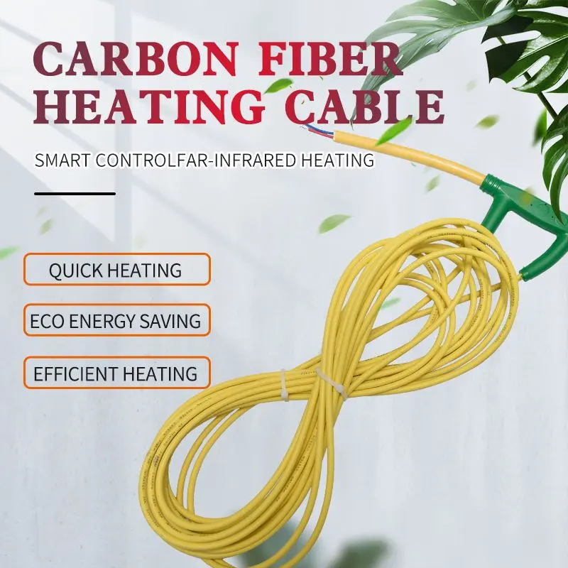 Infrared carbon fiber heating cable for under floor heating