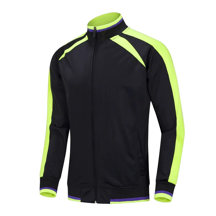 
Casual style autumn long sleeve oem track suits soccer men black blank tracksuits 