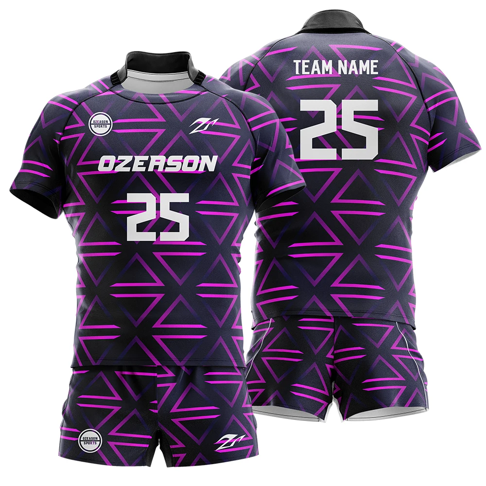 Custom plus size 5xl rugby shirt wholesale high quality new fashion sublimation design rugby jerseys