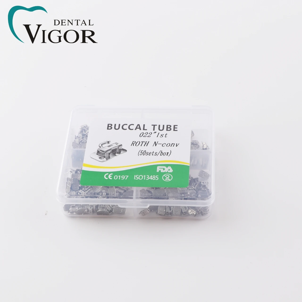 Dental Orthodontic First Molar Monoblock Buccal Tube 0.022 MBT ROTH 50 Sets/Box for Dentist