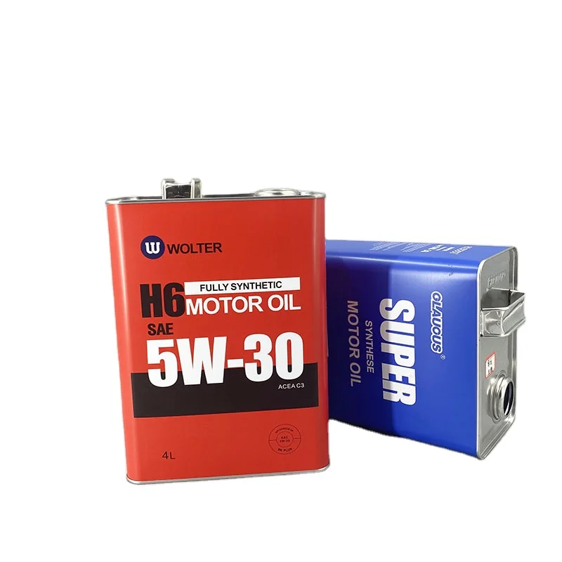 1 gallon square metal cans 4L empty metal engine oil packaging chemical tin can