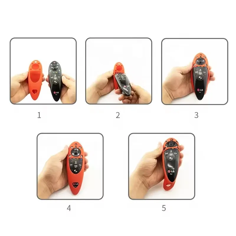 Wholesale New Silicone Protective Cover Case use For LG AN-MR500 TV Remote Control