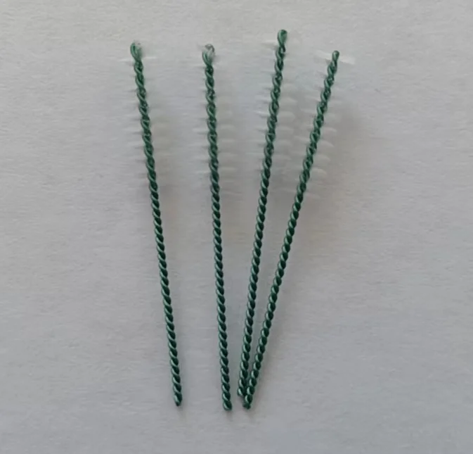 interdental brush head manufacture different stainless steel wire Dupont Nylon filament customized size 0.6-1.0mm color choose
