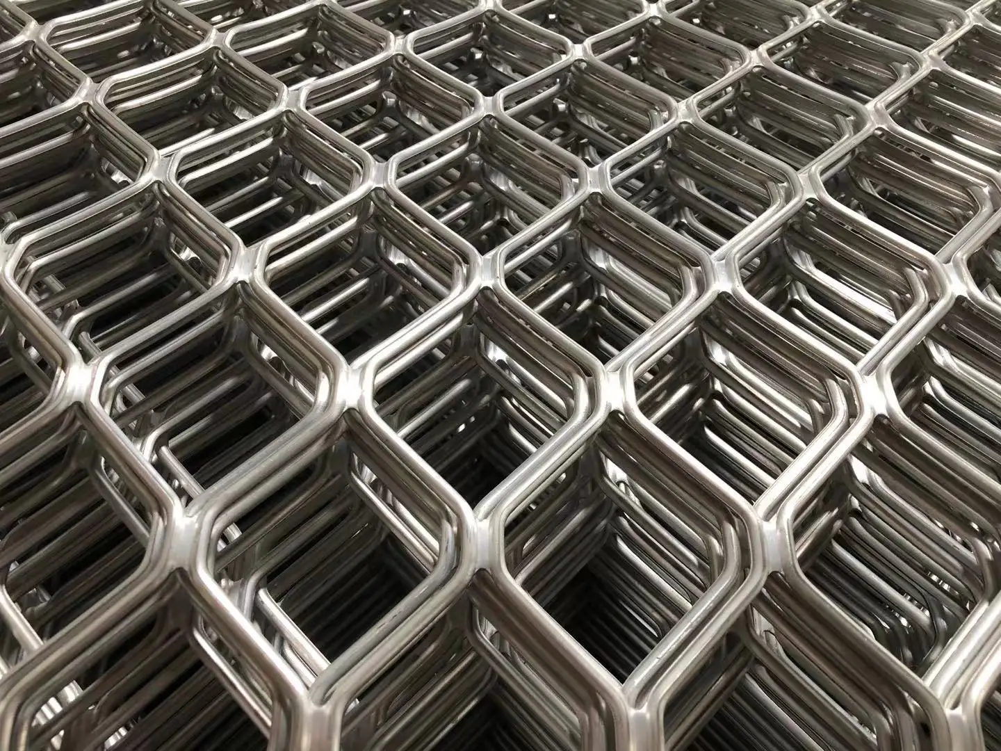 Hotsale High Security Cladding Sheet Diamond Hole Flat Aluminum Expanded Metal Mesh