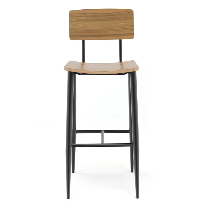 High Top Chairs Barstools Wood Commercial Bar Stools For Restaurant