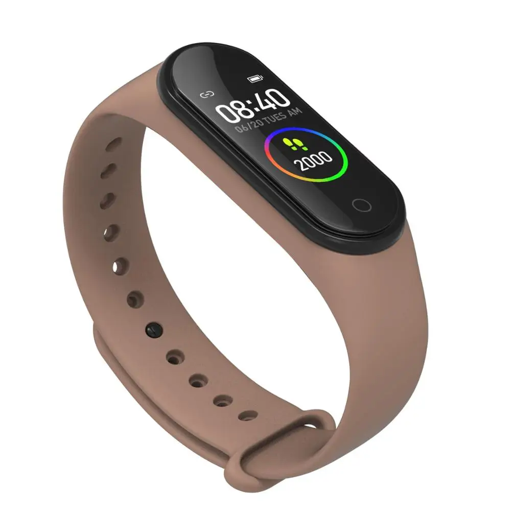 
KCW Heart rate monitor pedometer fitness tracker m4s smartwatch band sport bracelet 