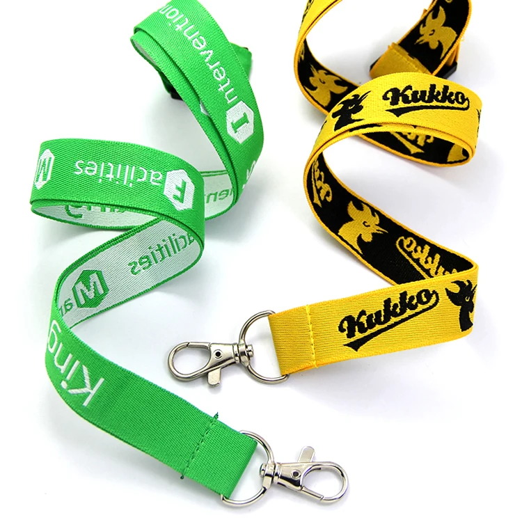 Wholesale High Quality Custom Personalized Woven Jacquard Lanyard With Company Logo