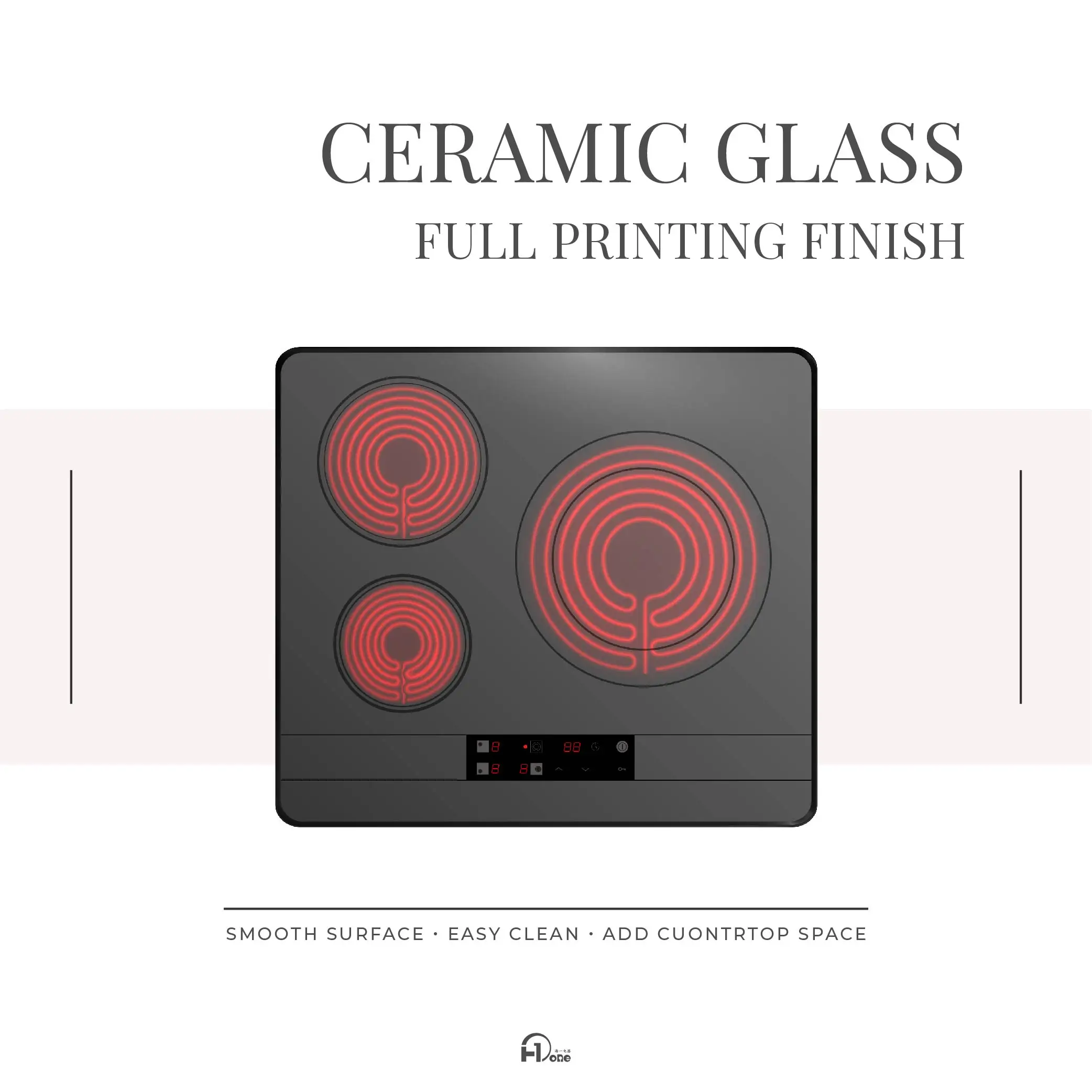 6200W Pretty Price Built in 3 burners High Light Electric Cookers High Energy Ceramic Cooktop Stove Best Seller in China