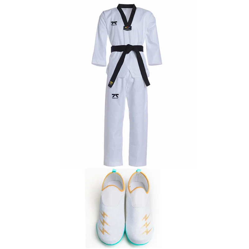 Hot WTF Big Mesh Dobok Uniforms & Taekwondo Shoes for competition and training