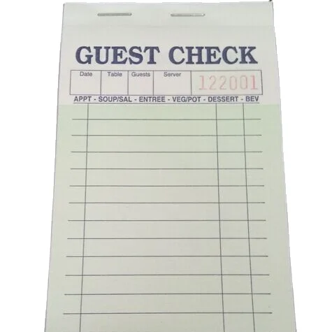 2024 CT-G7000 Guest check, notebooks and memo pads