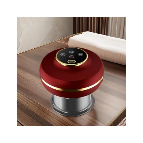 Handheld Wireless USB-Powered Vacuum Electric Cupping Device Dredging Meridian with Guasha Function Body Massage