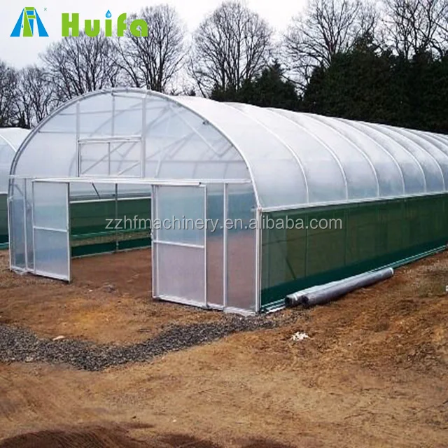 Economical Plastic Vegetable Tunnel Greenhouse For Sale