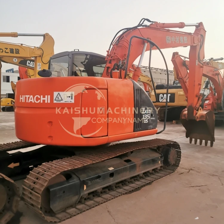 Хорошее состояние 12 тонн hitachi 135 экскаватор Япония оригинальный использованный zx для продажи