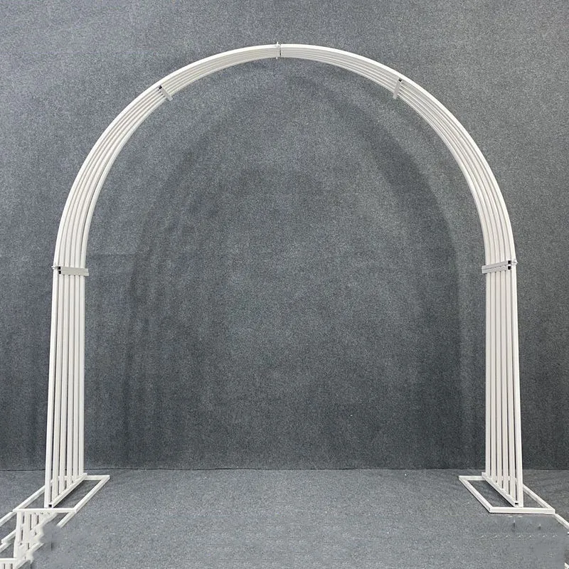 2024 new 2.85M*3M wedding props Chinese screen wedding scene stage background window decoration wrought iron arch.