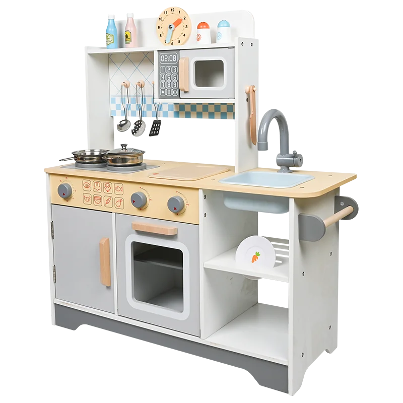 Детский деревянный игрушечный набор для кухни